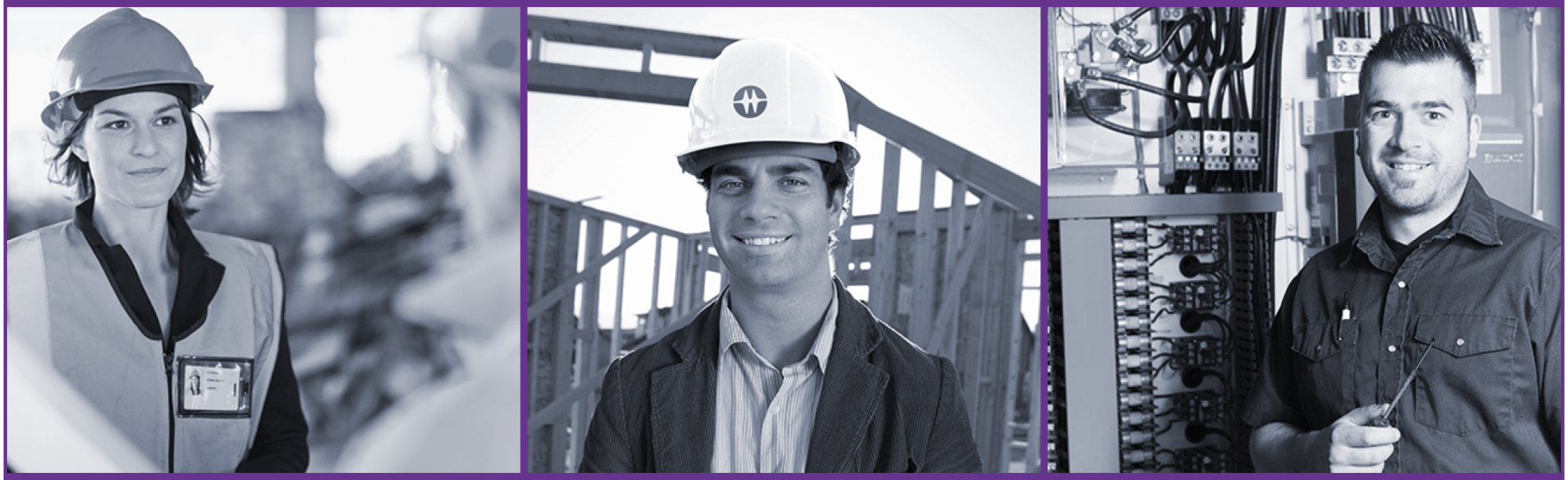 3 BC Hydro staff in their work-field