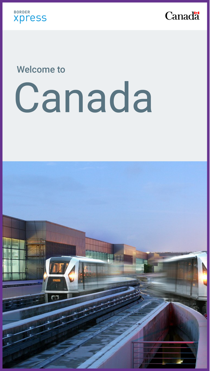 The starting screen on a YVR self-serve terminal